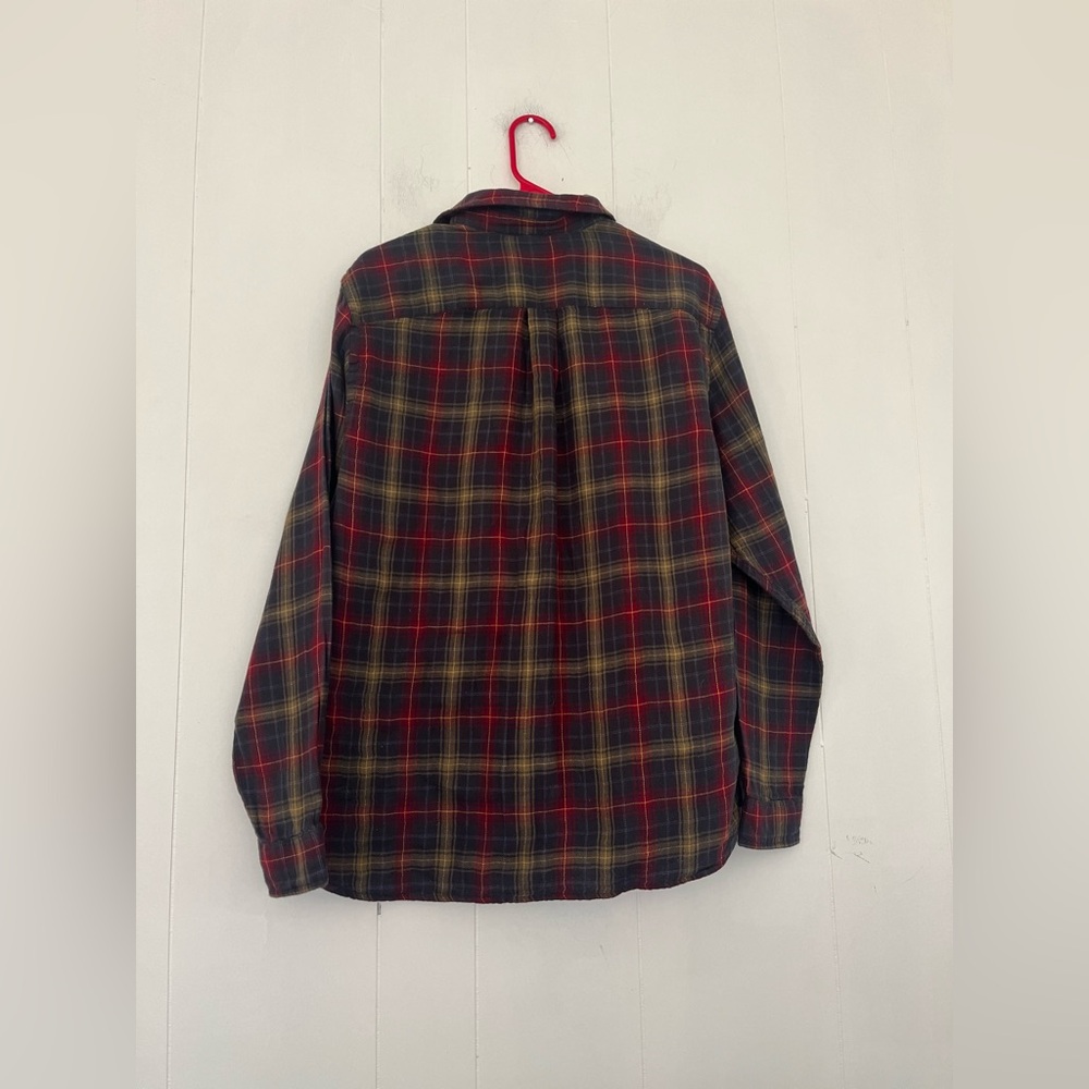 Carbon 2 Cobalt Men's Plaid Flannel Long Sleeve Button-Down Shirt Size Medium - Picture 8 of 10